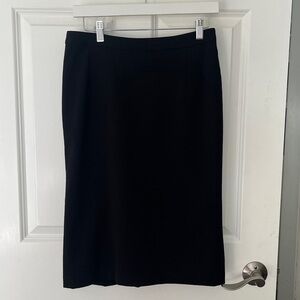 H&M Black Pencil Skirt fully lined size 6